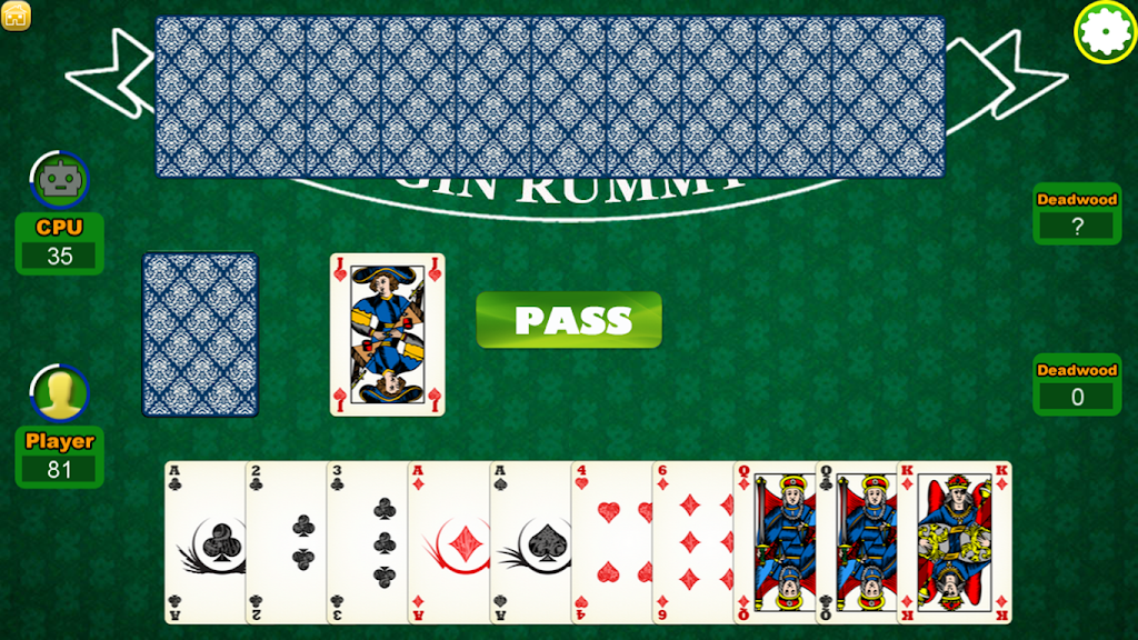 Gin Rummy Pabroton Ảnh chụp màn hình 1