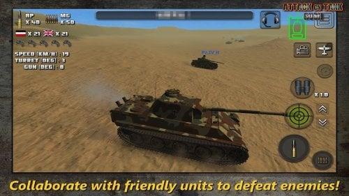 Attack on Tank : World Warfare Ảnh chụp màn hình 1