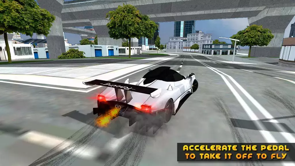 Flying Car Game driving স্ক্রিনশট 3