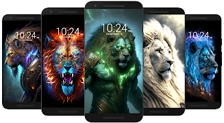 Lion Wallpaper HD ภาพหน้าจอ 2