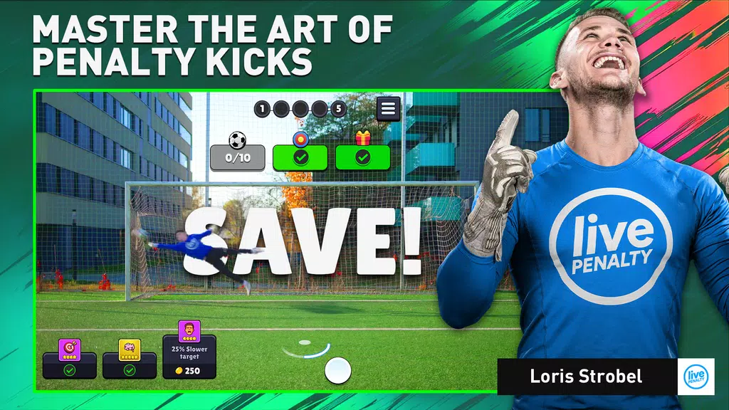 Soccer Penalty: Live Goalie Capture d'écran 1