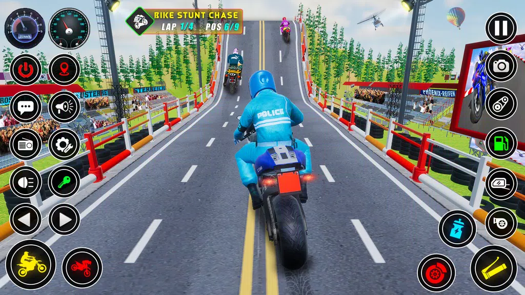 Police bike Stunt Bike Racing Ảnh chụp màn hình 0