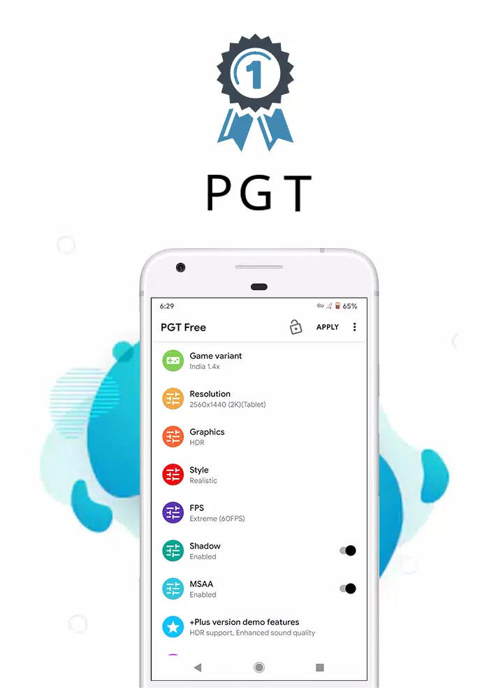 PGT: GFX, Launcher & Optimizer স্ক্রিনশট 0