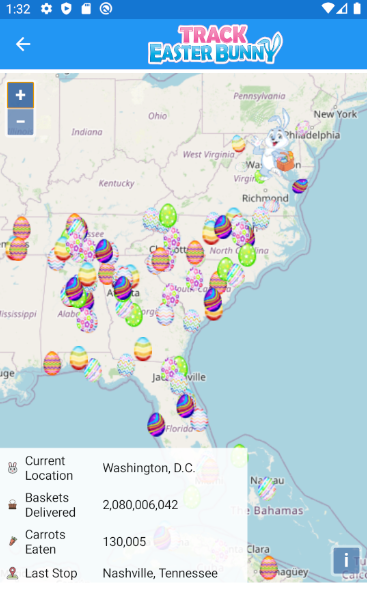 The Easter Bunny Tracker ဖန်သားပြင်ဓာတ်ပုံ 2