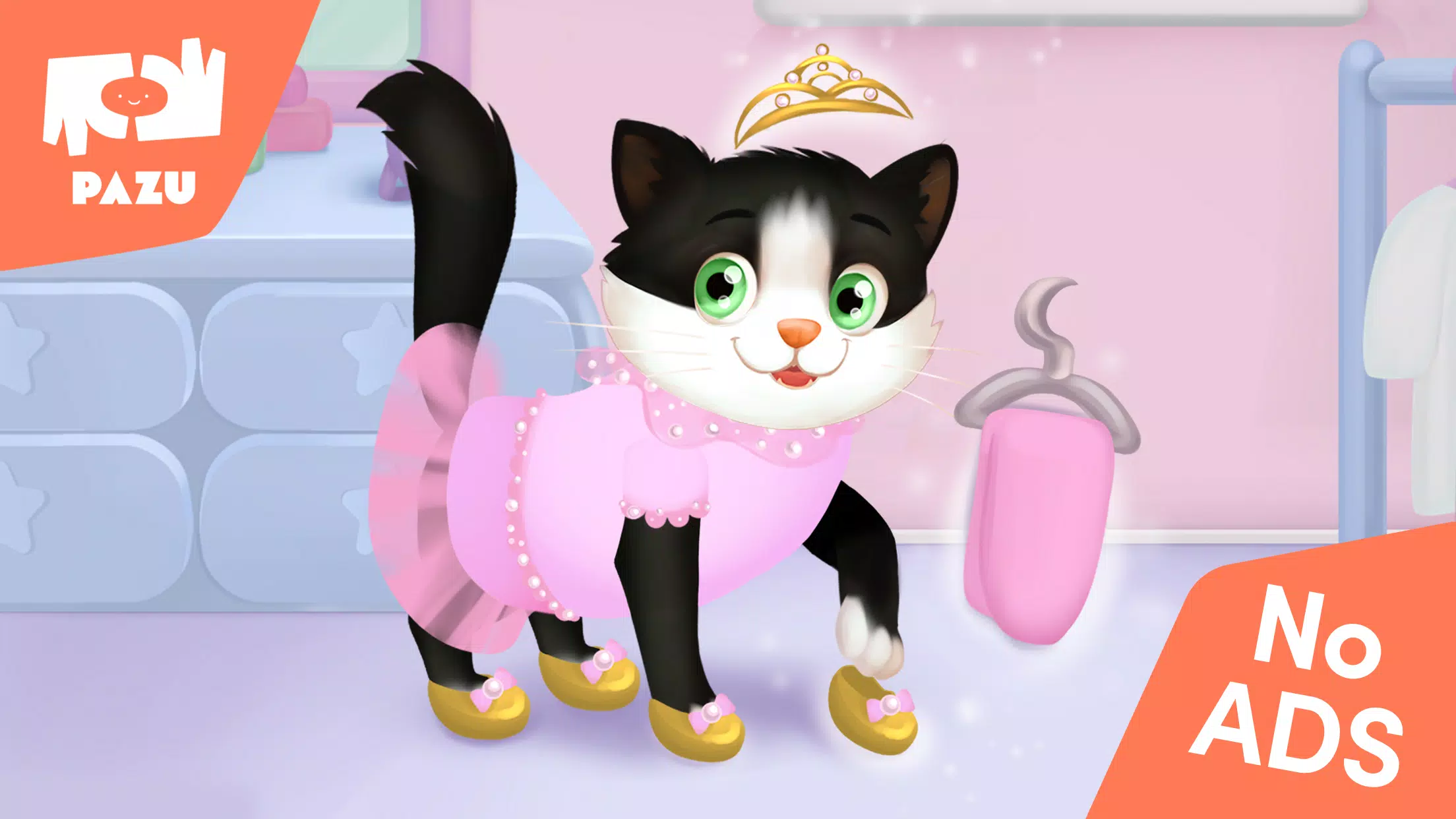 Cat game - Pet Care & Dress up Tangkapan skrin 0