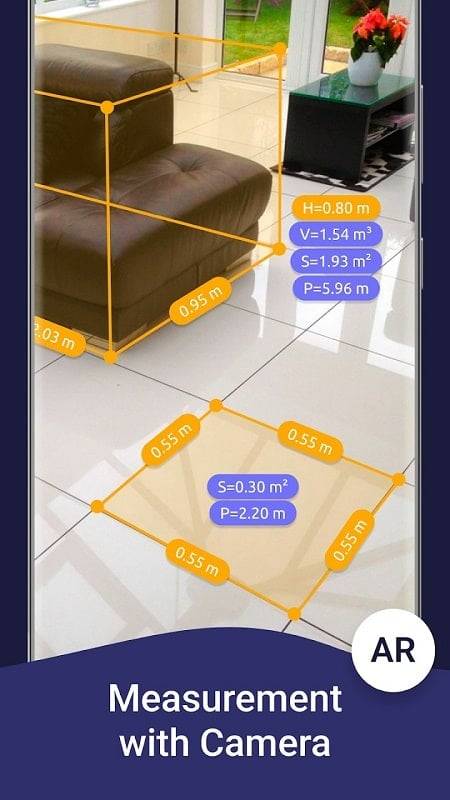 AR Ruler App: Mesure Metre Capture d'écran 3