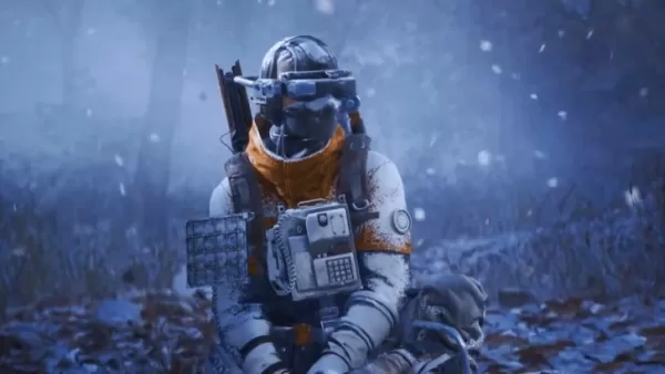 Personnage d'ARC Raiders dans un environnement enneigé lors de la condition de carte Cold Snap