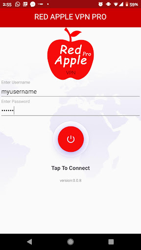 Red Apple VPN Pro स्क्रीनशॉट 0