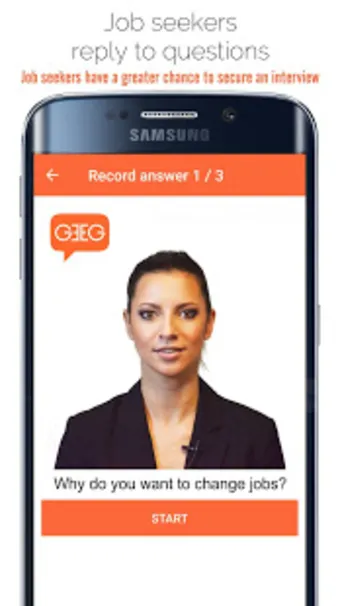 GEEG Automatic Video Job Interview ภาพหน้าจอ 2