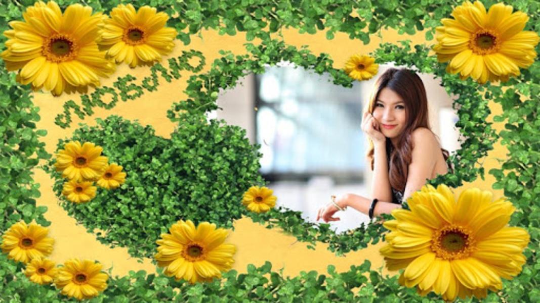 beauty flower photo frames ภาพหน้าจอ 0