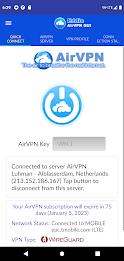 AirVPN Eddie Client GUI Captura de tela 2