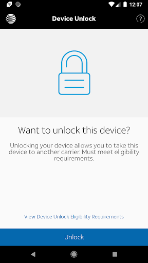 AT&T Device Unlock Captura de tela 0