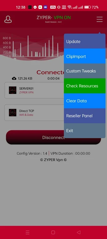 DP Tunnel VPN - Super Fast Net ဖန်သားပြင်ဓာတ်ပုံ 2