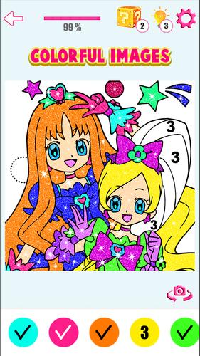 Anime Manga Color By Number Capture d'écran 2