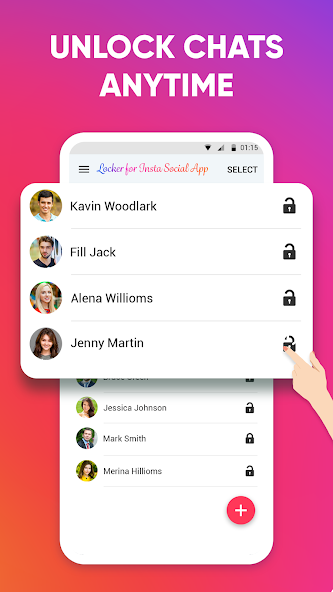 Locker for Insta Social App Mod Ekran Görüntüsü 3