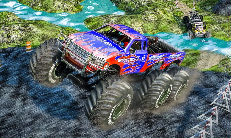 Monster 4x4 Offroad Jeep Stunt Racing 2019應用截圖第0張