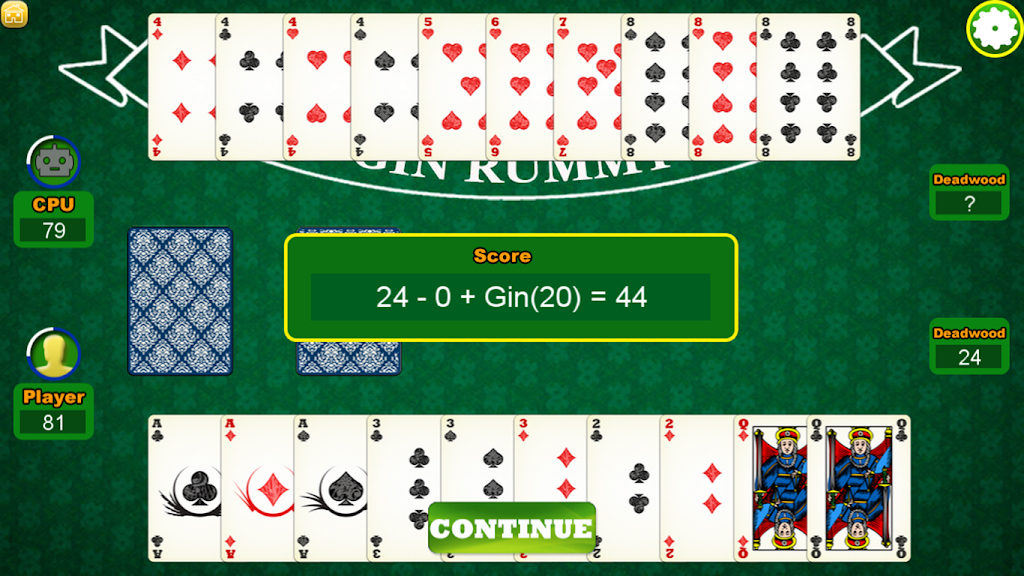 Gin Rummy Pabroton Ảnh chụp màn hình 2