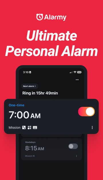 Alarmy – Alarm Clock & Sleep Mod Schermafbeelding 0