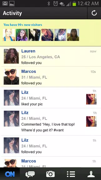 ON - Chat & Meet New Friends Captura de pantalla 3
