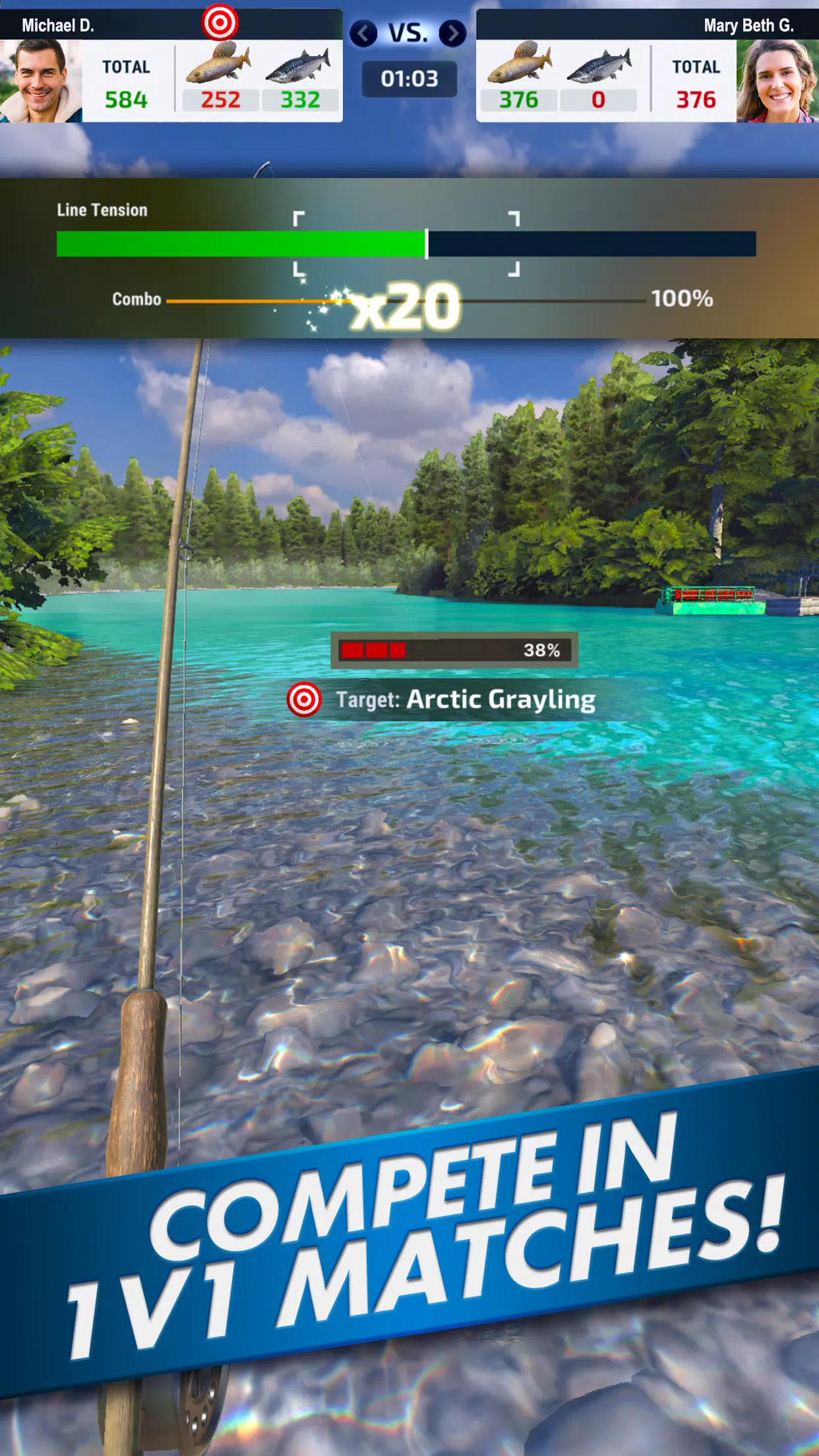 Ultimate Fishing! Fish Game Captura de pantalla 1
