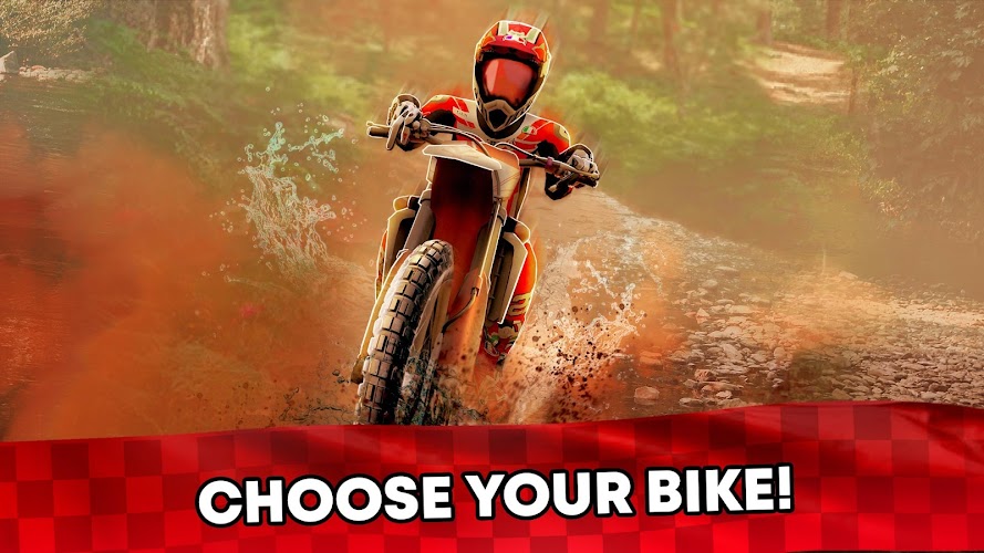 Schermata Wild Motor Bike Offroad Racing 1