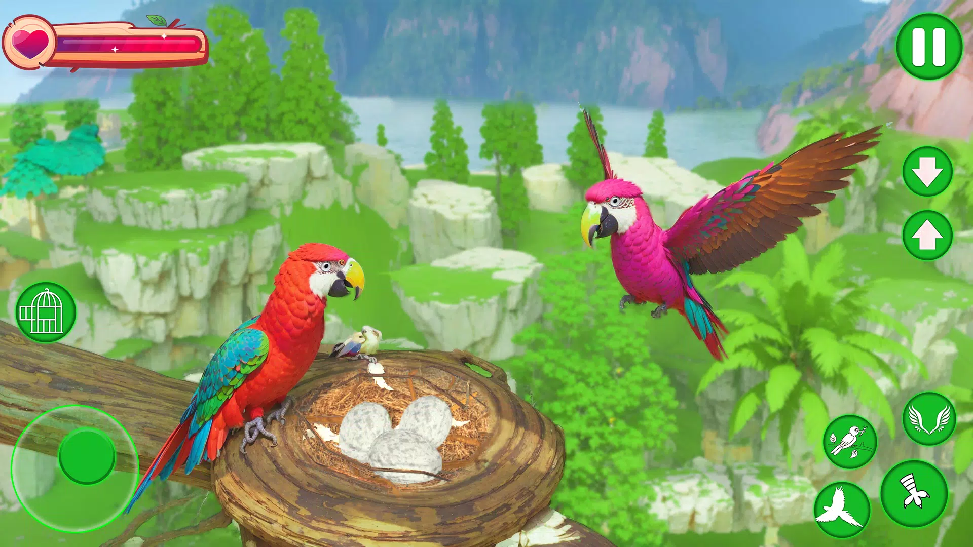 Parrot Bird Simulator Game Schermafbeelding 2