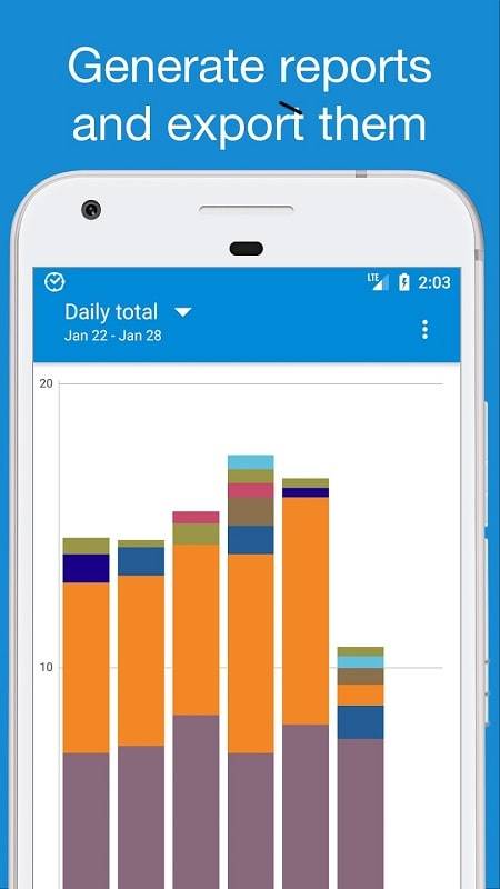 Schermata aTimeLogger Pro 3