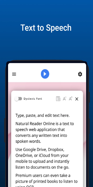 NaturalReader - Text to Speech 스크린샷 0
