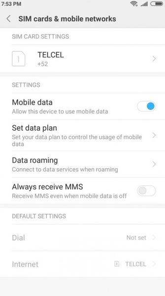 Mi Roaming ဖန်သားပြင်ဓာတ်ပုံ 1