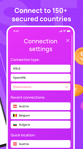 InstaVPN Captura de tela 1