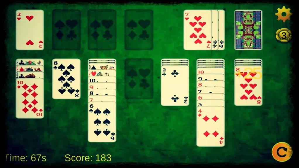 Mega Solitaire Card Game Schermafbeelding 1
