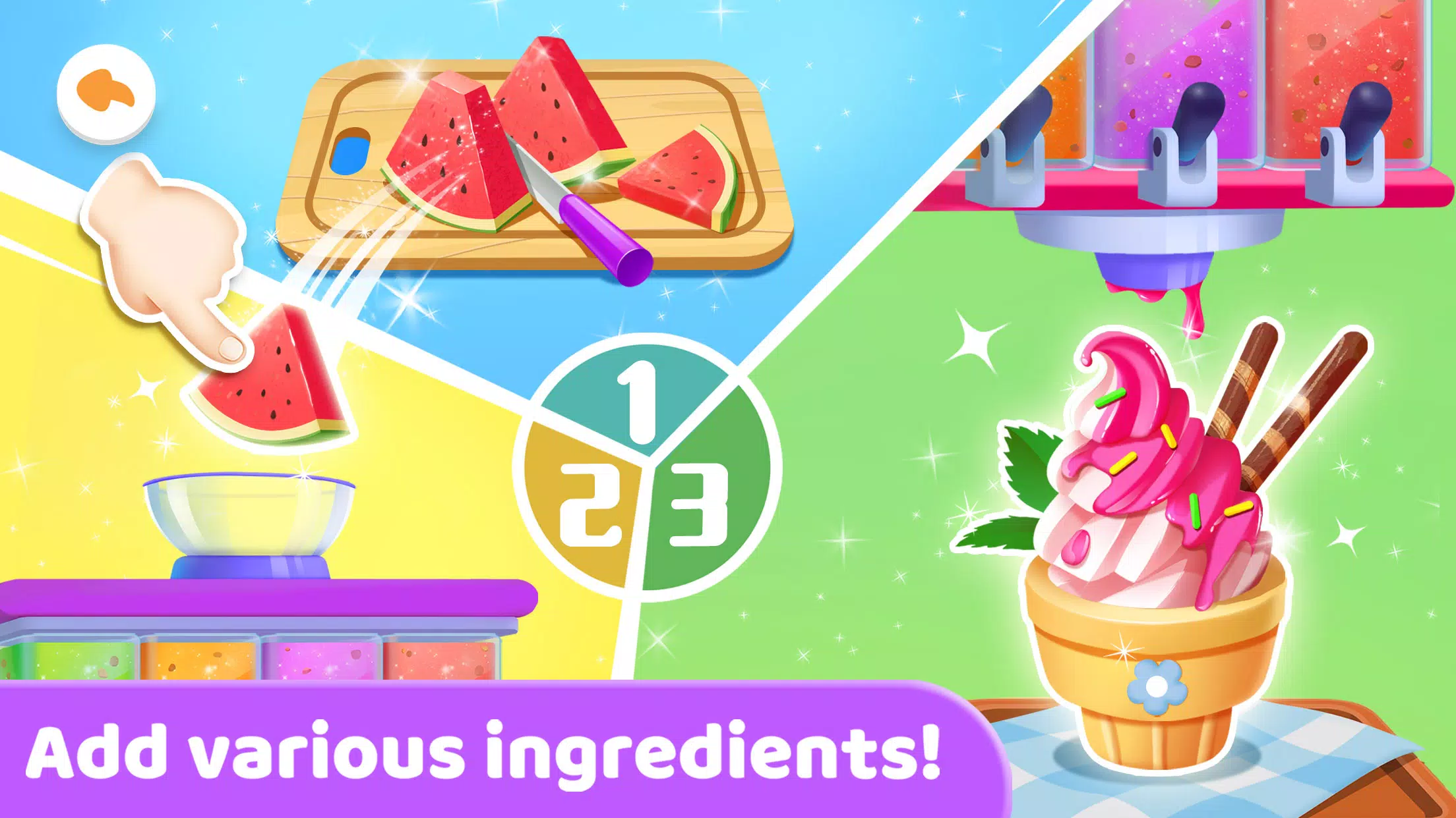 Little Panda's Ice Cream Stand Captura de pantalla 2
