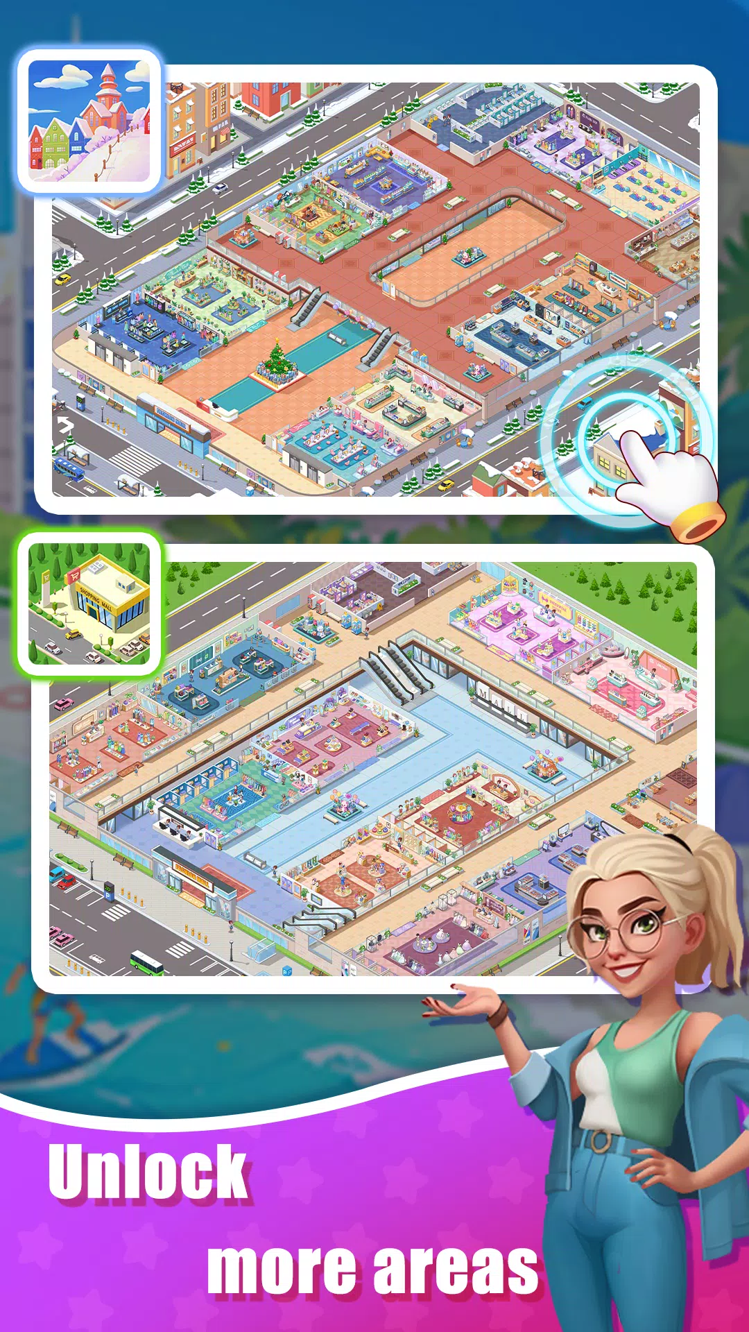 Idle Shopping Mall - Tycoon 스크린샷 1