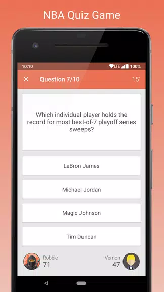 Fan Quiz for NBA Ekran Görüntüsü 0