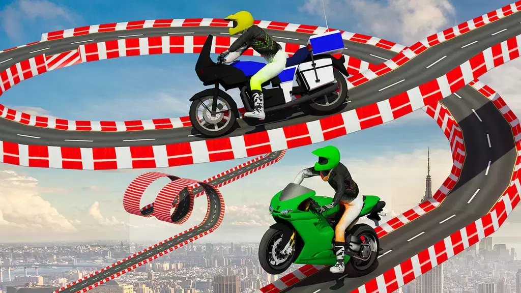 Stunt Bike Race Moto Drive 3D Скриншот 0