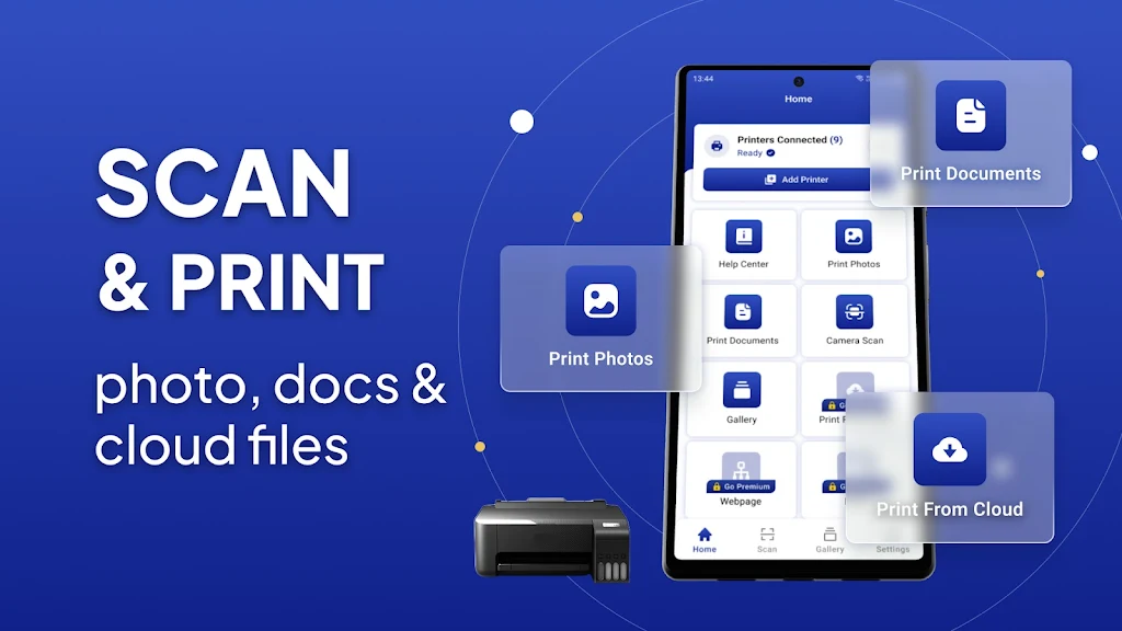 Mobile Printer: Print & Scan Captura de pantalla 1