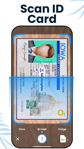 ID Card Scanner & Card Scanner Ekran Görüntüsü 0