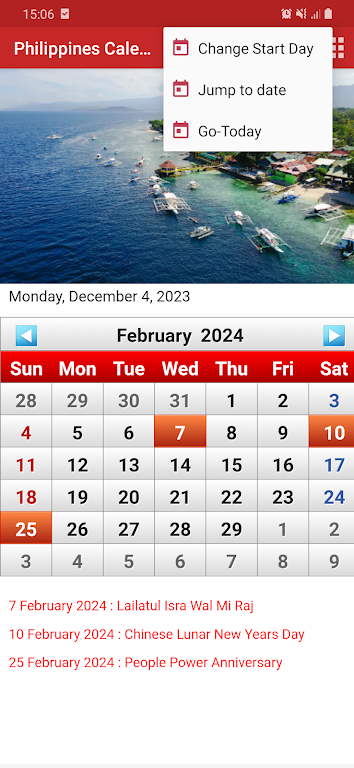 Philippines Calendar 2024 Schermafbeelding 0