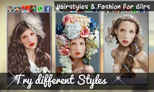 Hairstyles & Fashion for Girls স্ক্রিনশট 1