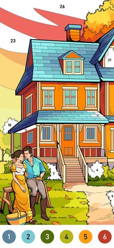 Dream Home Coloring book Tangkapan skrin 1