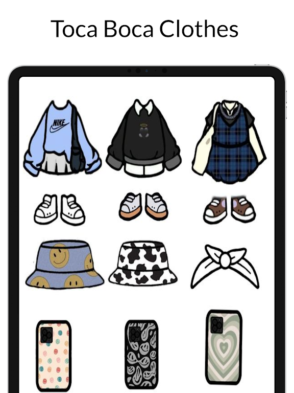 Toca Boca Clothes Ideas Tangkapan skrin 1