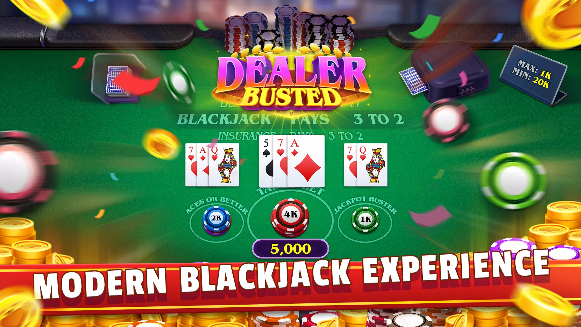 Modern Blackjack Screenshot 3