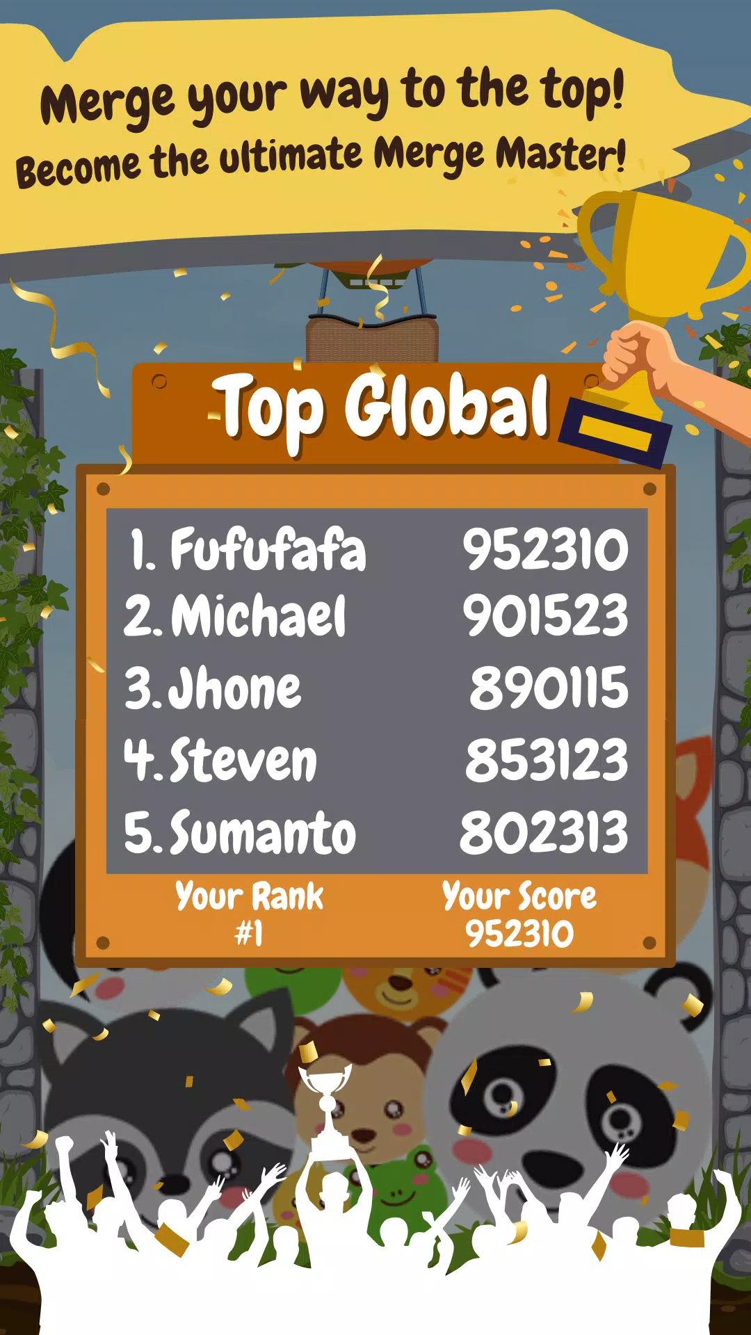animal drop merge স্ক্রিনশট 2