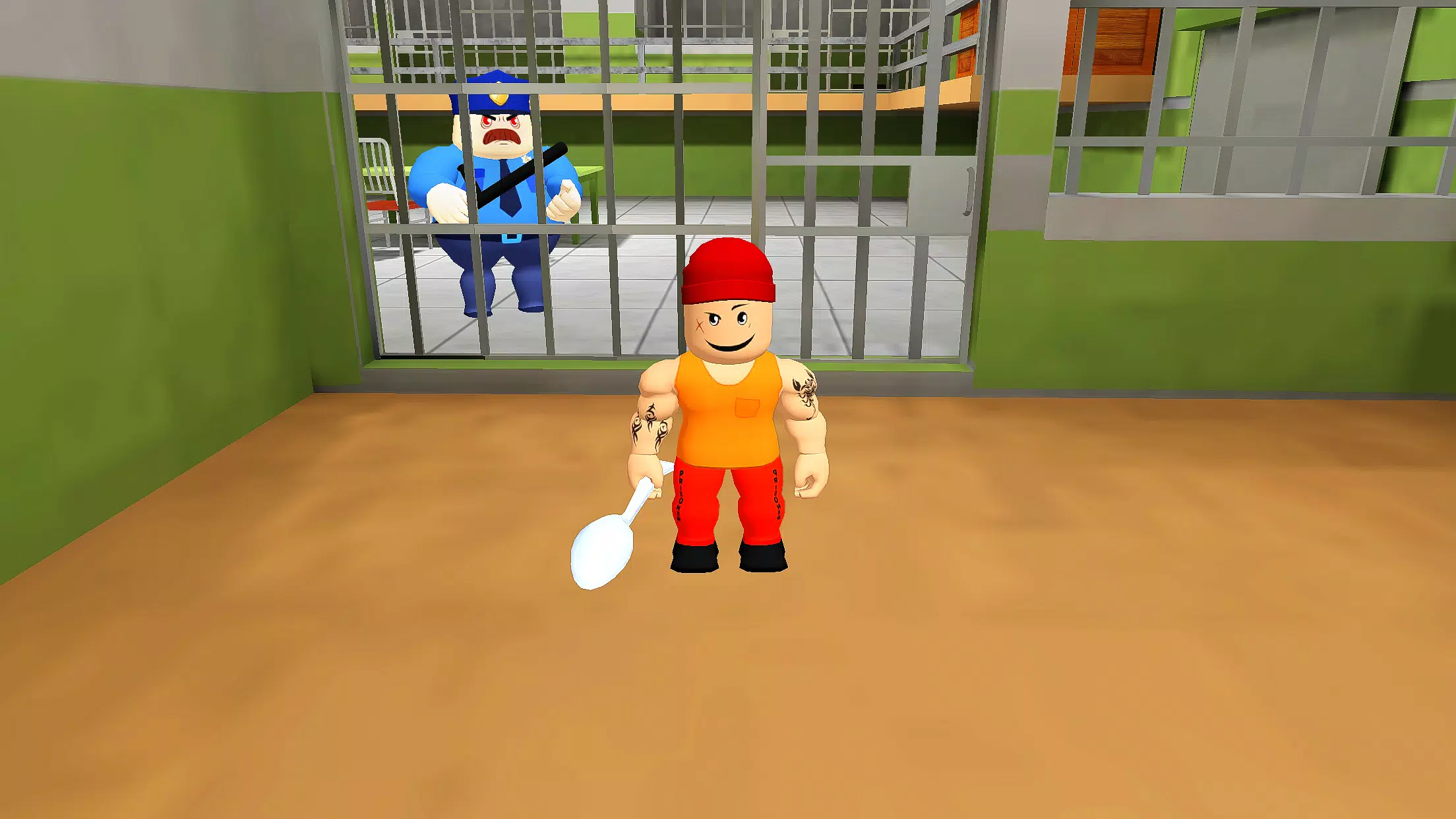 Obby Escape: Prison Breakout Ekran Görüntüsü 1