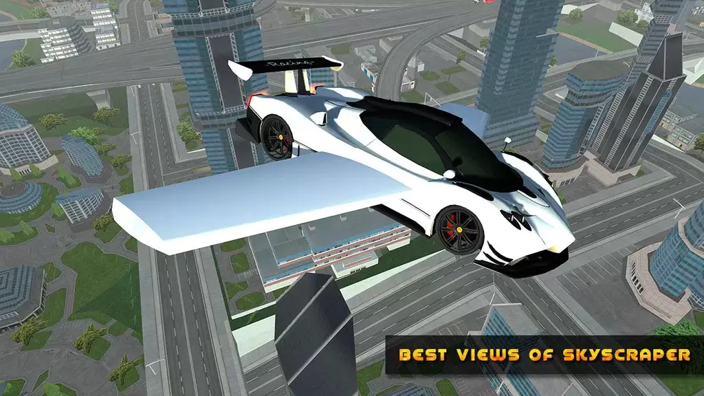 Flying Car Game driving Captura de pantalla 2