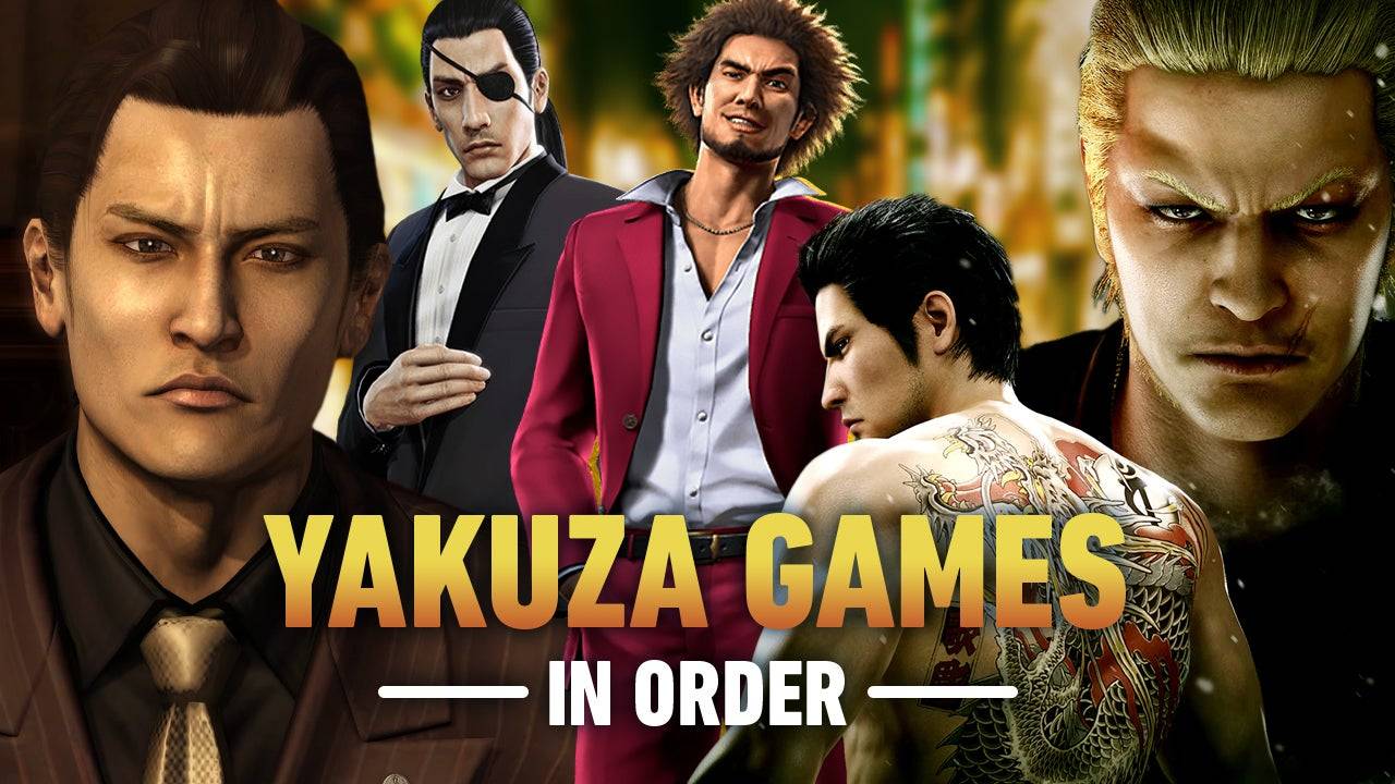 Bild: Collage von Yakuza -Spiel Covers