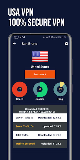 USA VPN Fast: Secure VPN Proxy Screenshot 3