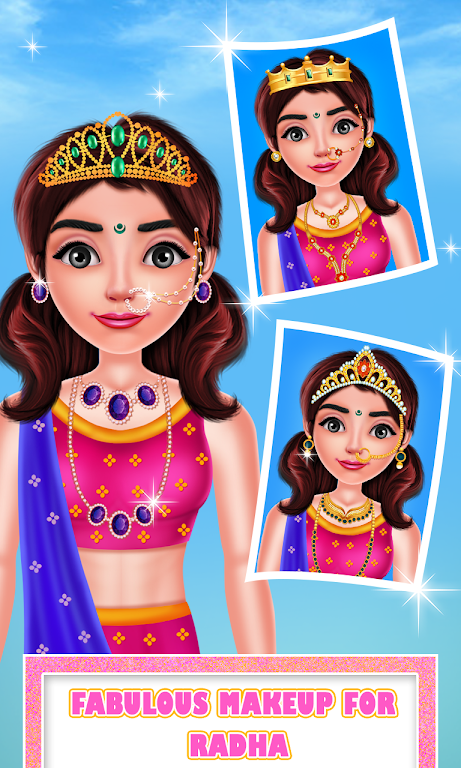 Cute Radha Fashion Makeover ภาพหน้าจอ 0