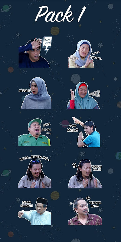 Dunia Terbalik WA Sticker Zrzut ekranu 1