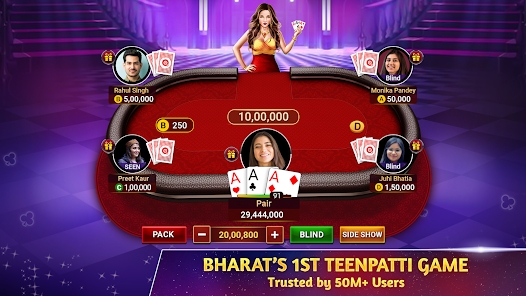 Teen Patti Octro 3 Patti Rummy স্ক্রিনশট 1